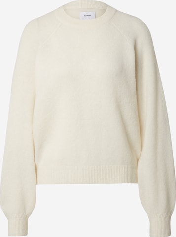 NÜMPH Sweater 'NURIETTE' in White: front