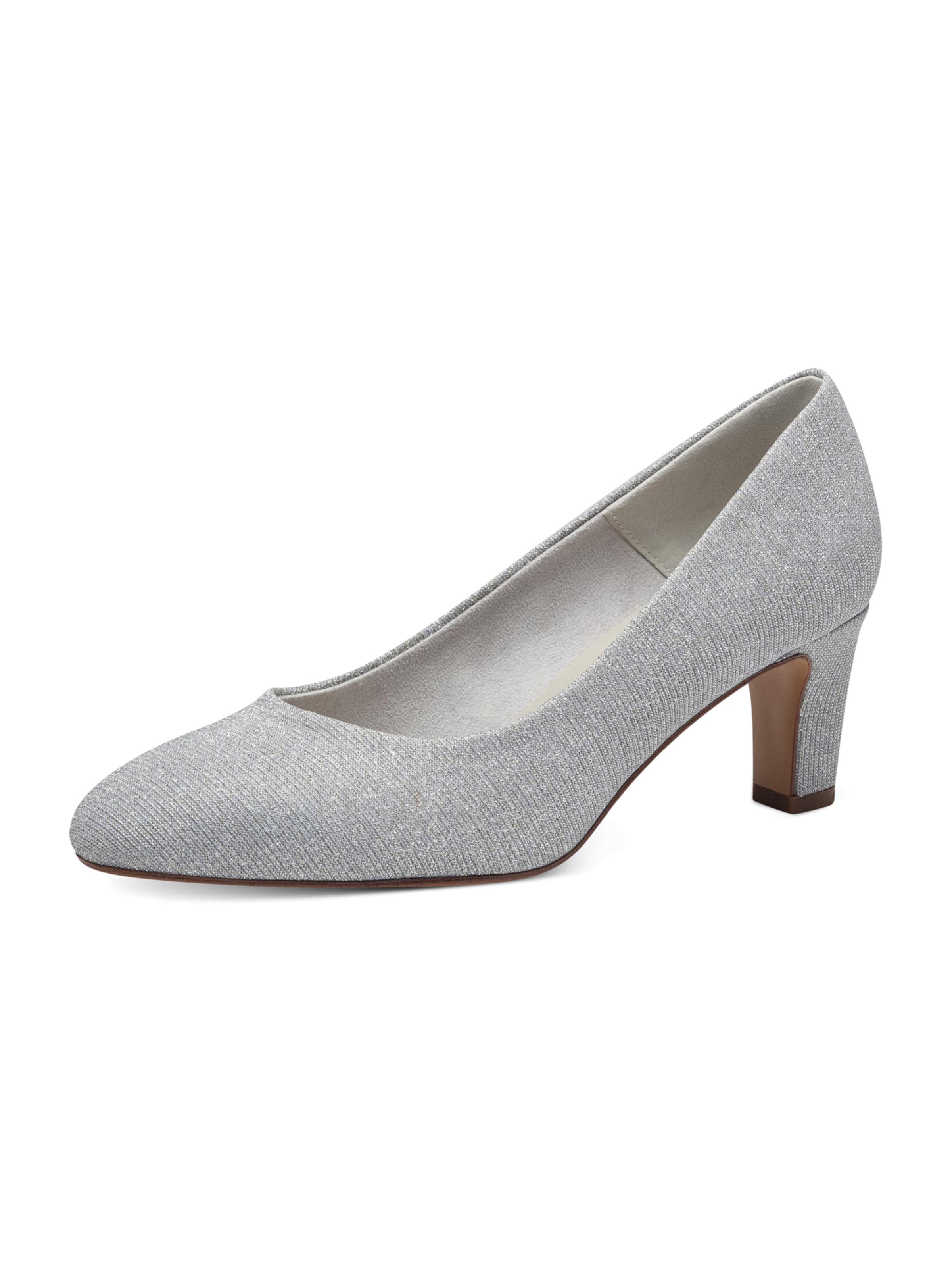 Tamaris Pumps in Silver: front