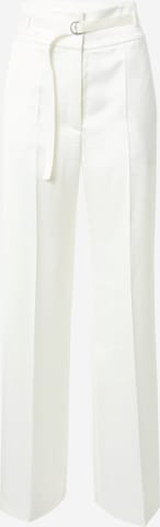 HUGO Red Trousers with creases 'Himia' in White: front