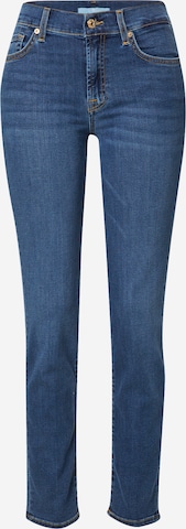 7 for all mankind Regular Jeans 'ROXANNE' in Blauw: voorkant