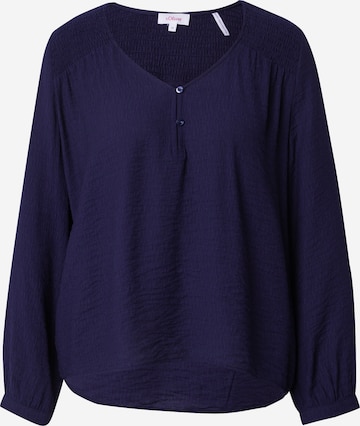 s.Oliver Blouse in Blue: front