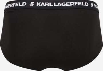 Karl Lagerfeld Slipy – černá