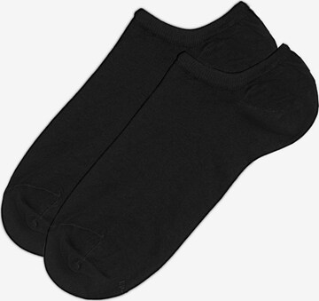 INTIMISSIMI Ankle Socks in Black: front
