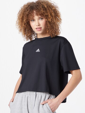 ADIDAS SPORTSWEAR Performance Shirt in Black: front