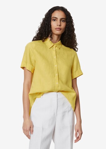 Marc O'Polo Blouse in Geel: voorkant