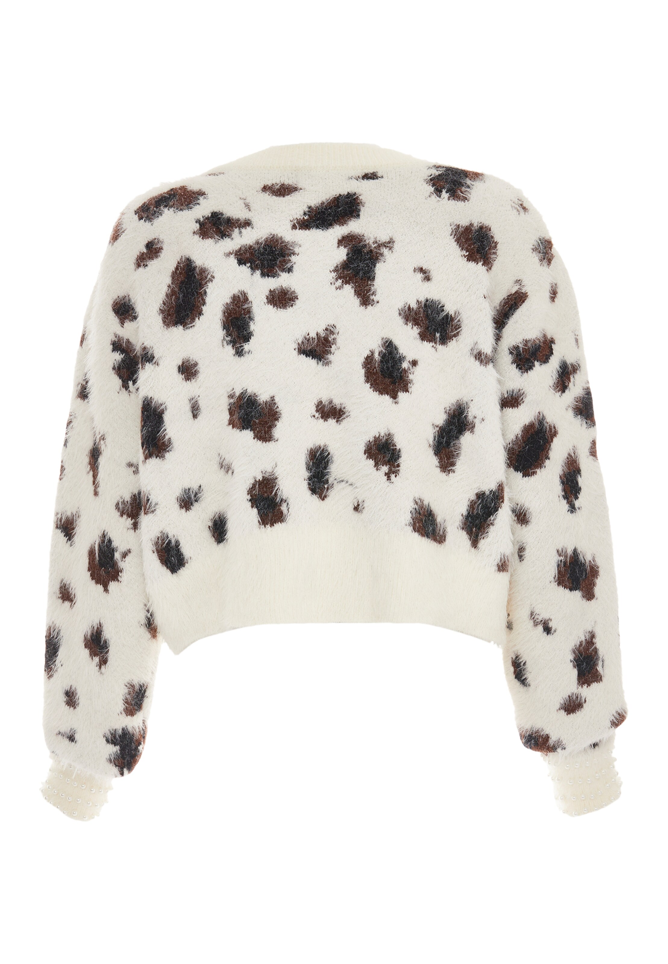 faina - Pullover em branco