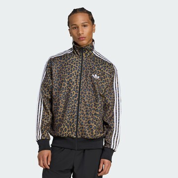 ADIDAS ORIGINALS Кофта на молнии 'Firebird' в Коричневый: спереди
