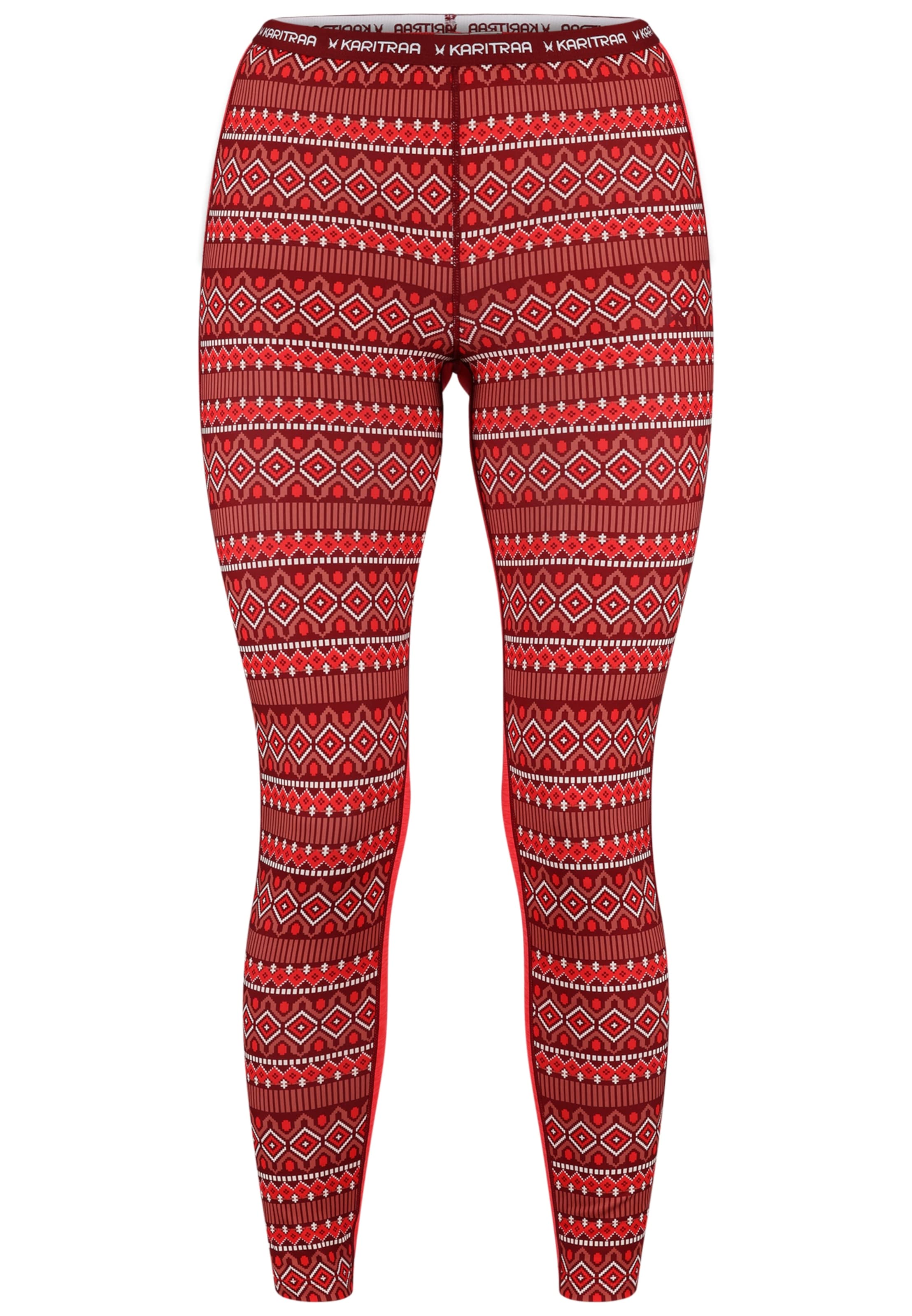 Kari Traa Skinny Sporthose 'Lune' in Rot: Vorderseite