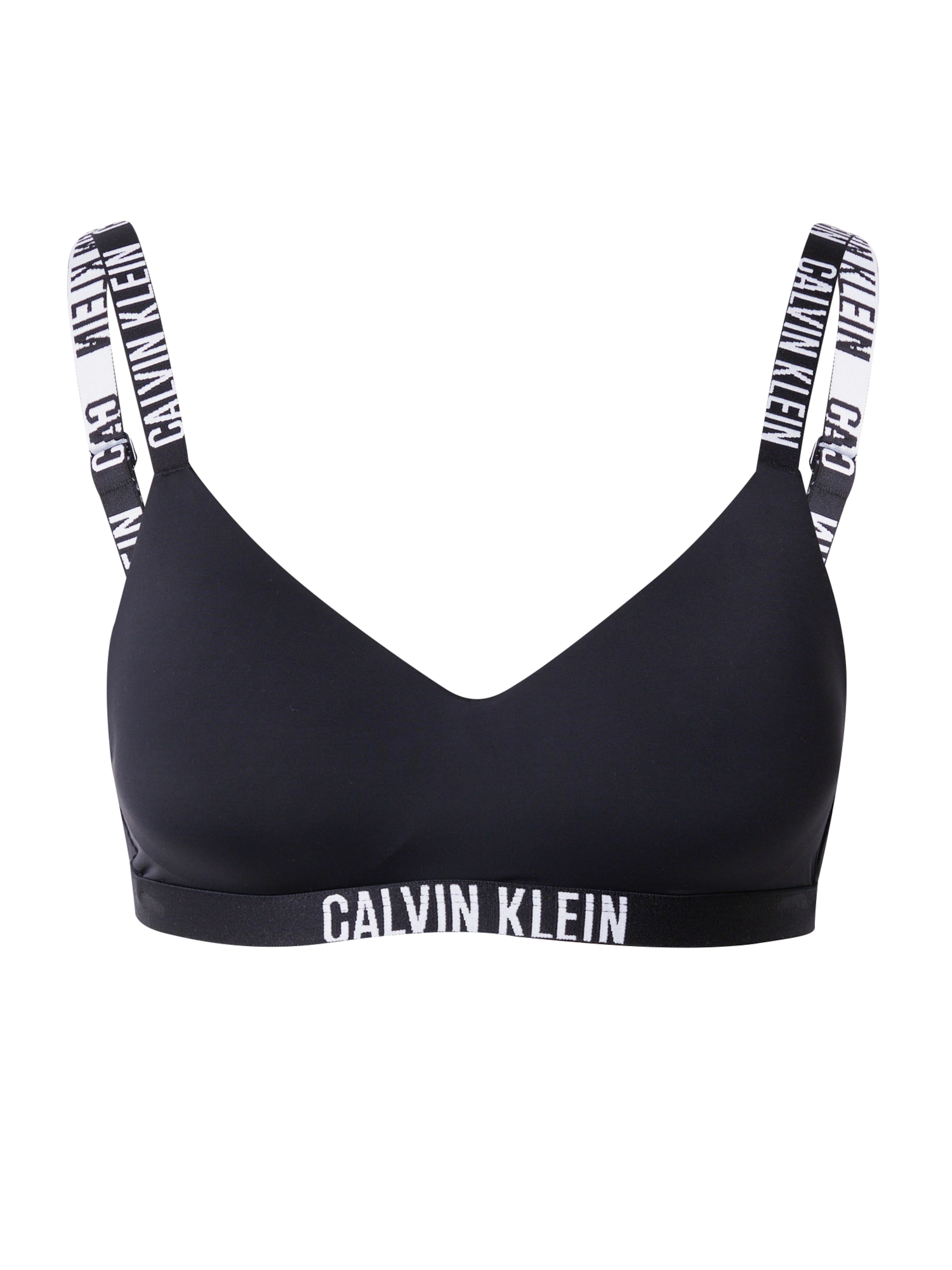 Bustino Reggiseno 'Intense Power' di Calvin Klein Underwear in nero: frontale