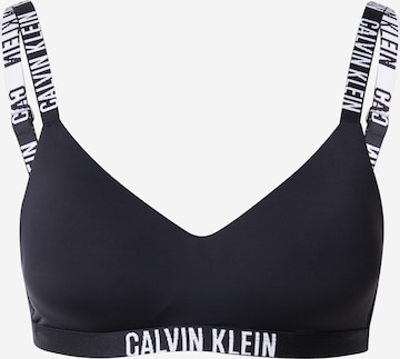 Calvin Klein UnderwearBustier Grudnjak 'Intense Power' - crna boja: prednji dio