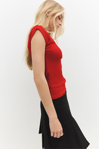 No Matter What Bluse in Rot