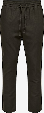 Pantaloni 'ONSLINUS' di Only & Sons in marrone: frontale