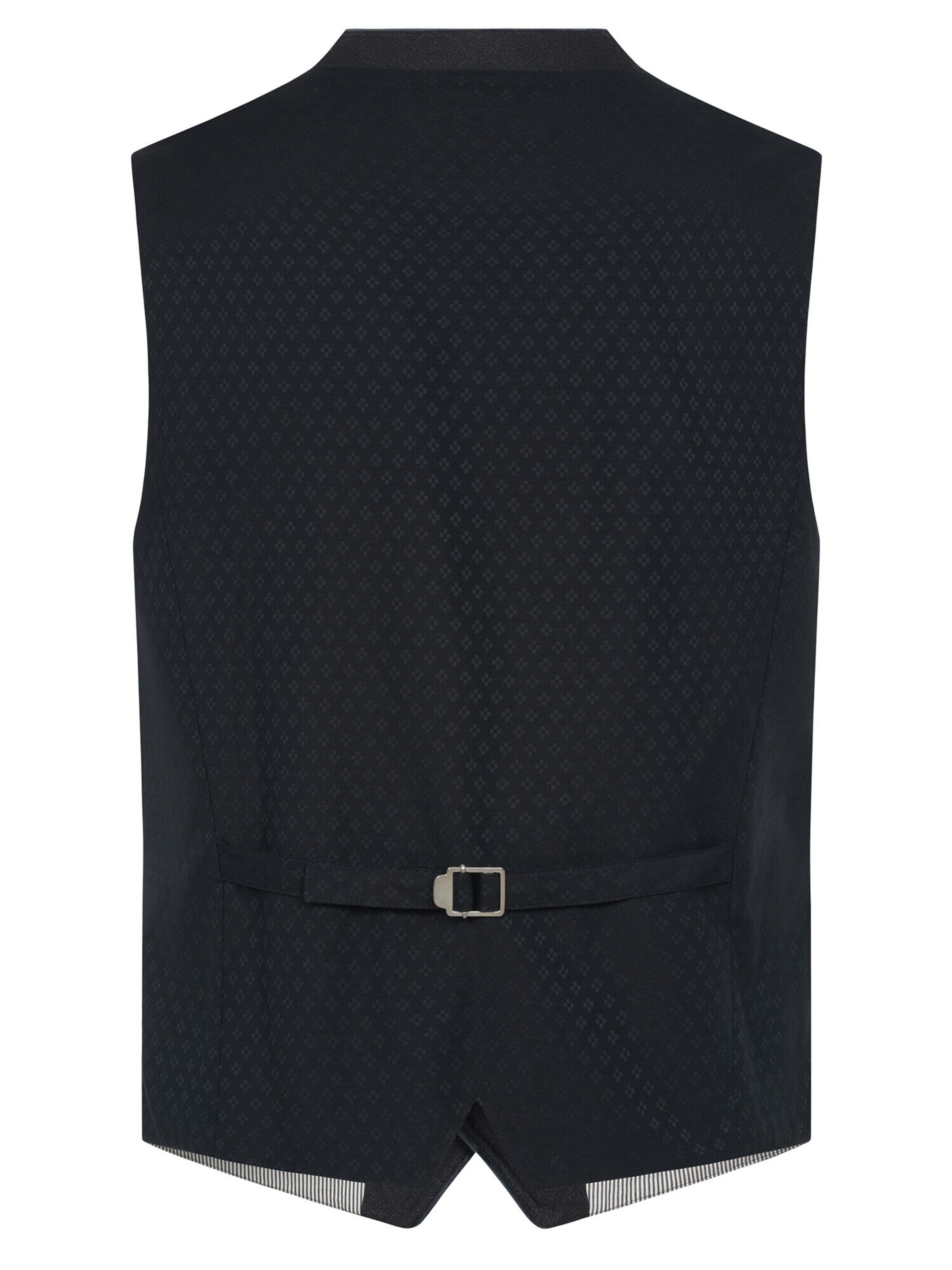 Trachtenhof Nübler Vest 'Trachtengilet Kurt' in Black