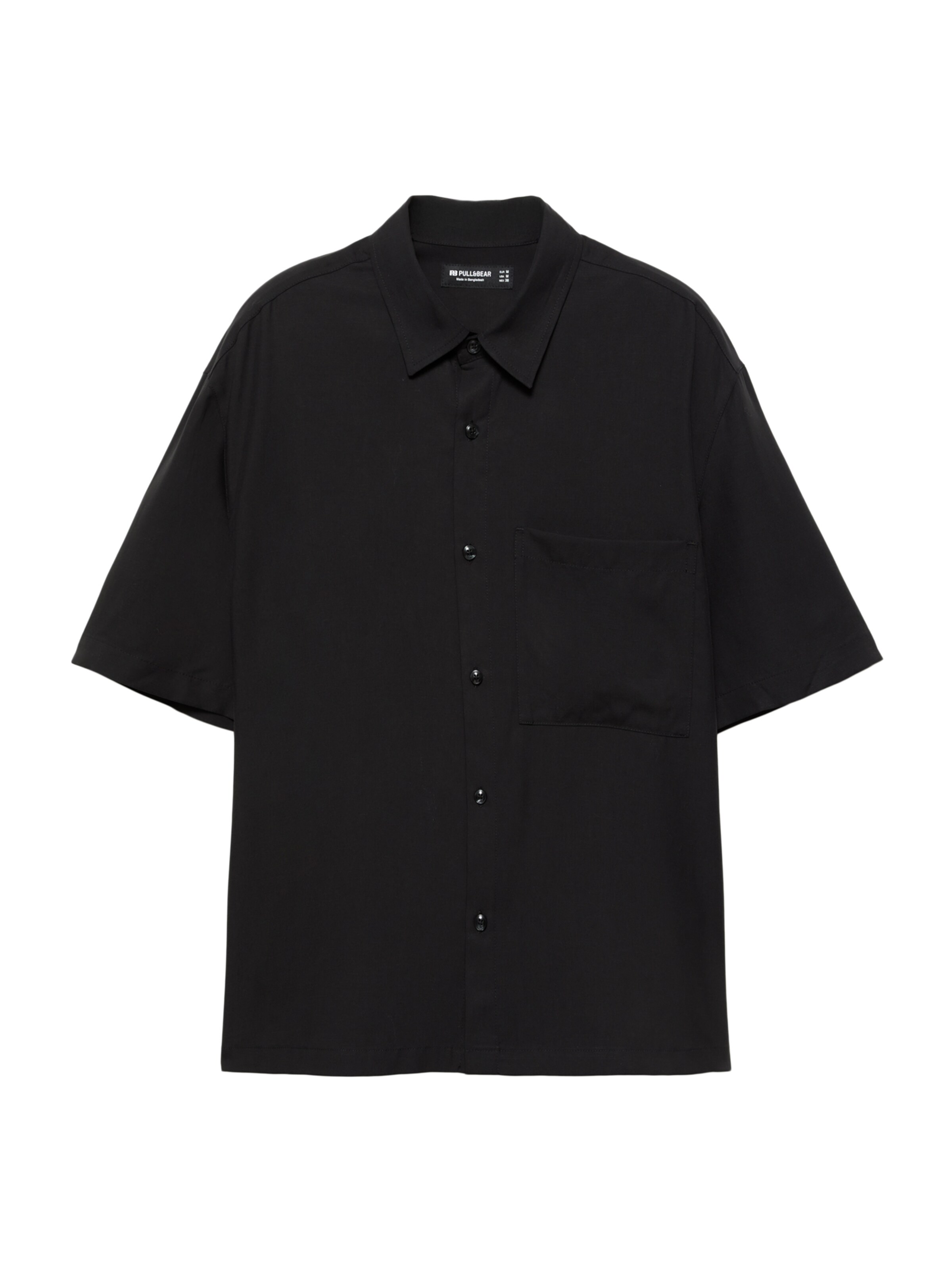 Pull&Bear Hemd in schwarz, Produktansicht