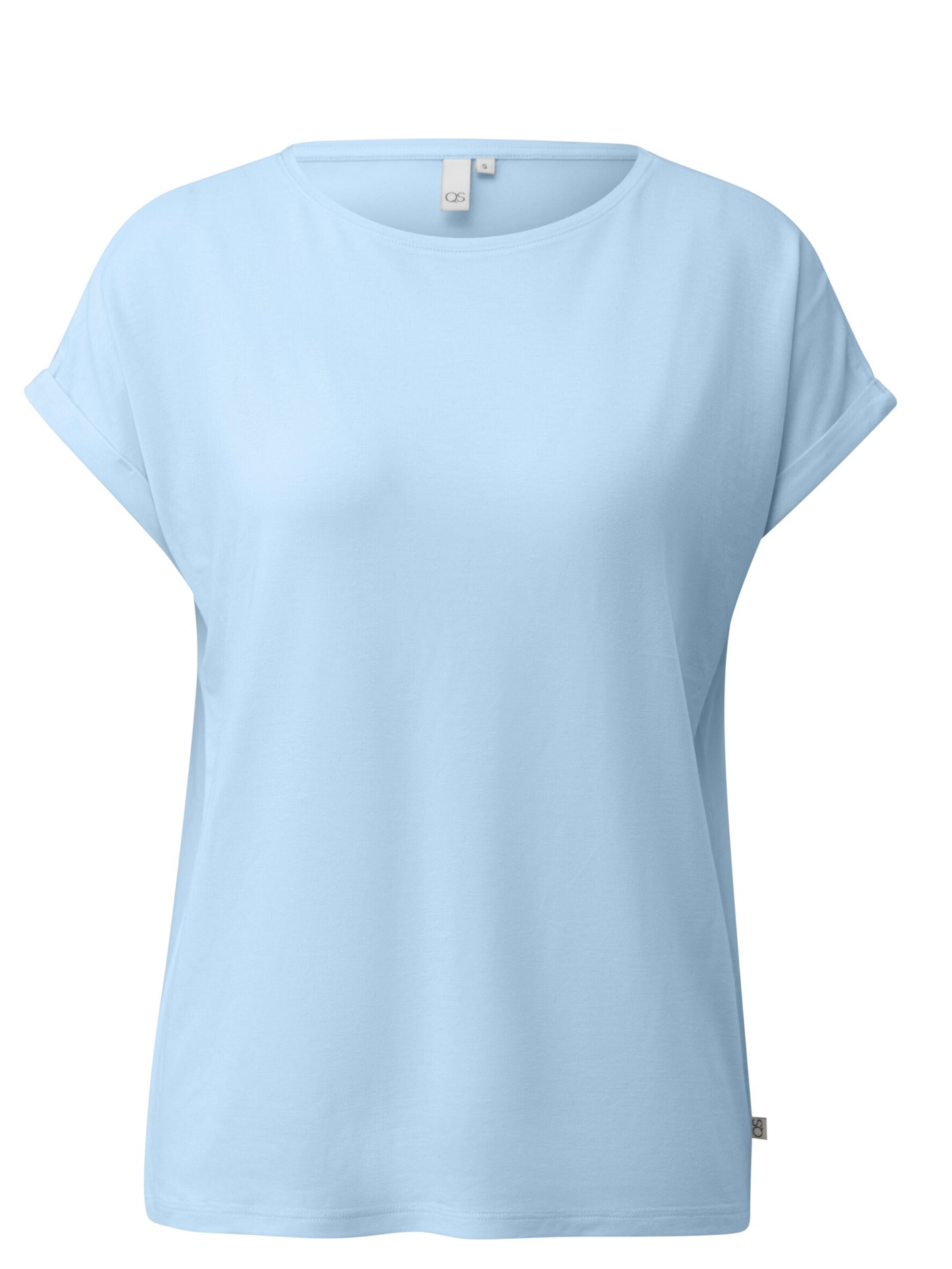 T-shirt 'Q/S designed by - Dames t-shirt' QS en bleu : devant