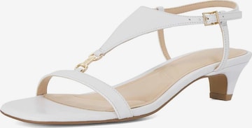 Sandales à lanières 'Monacas' Dune LONDON en blanc : devant