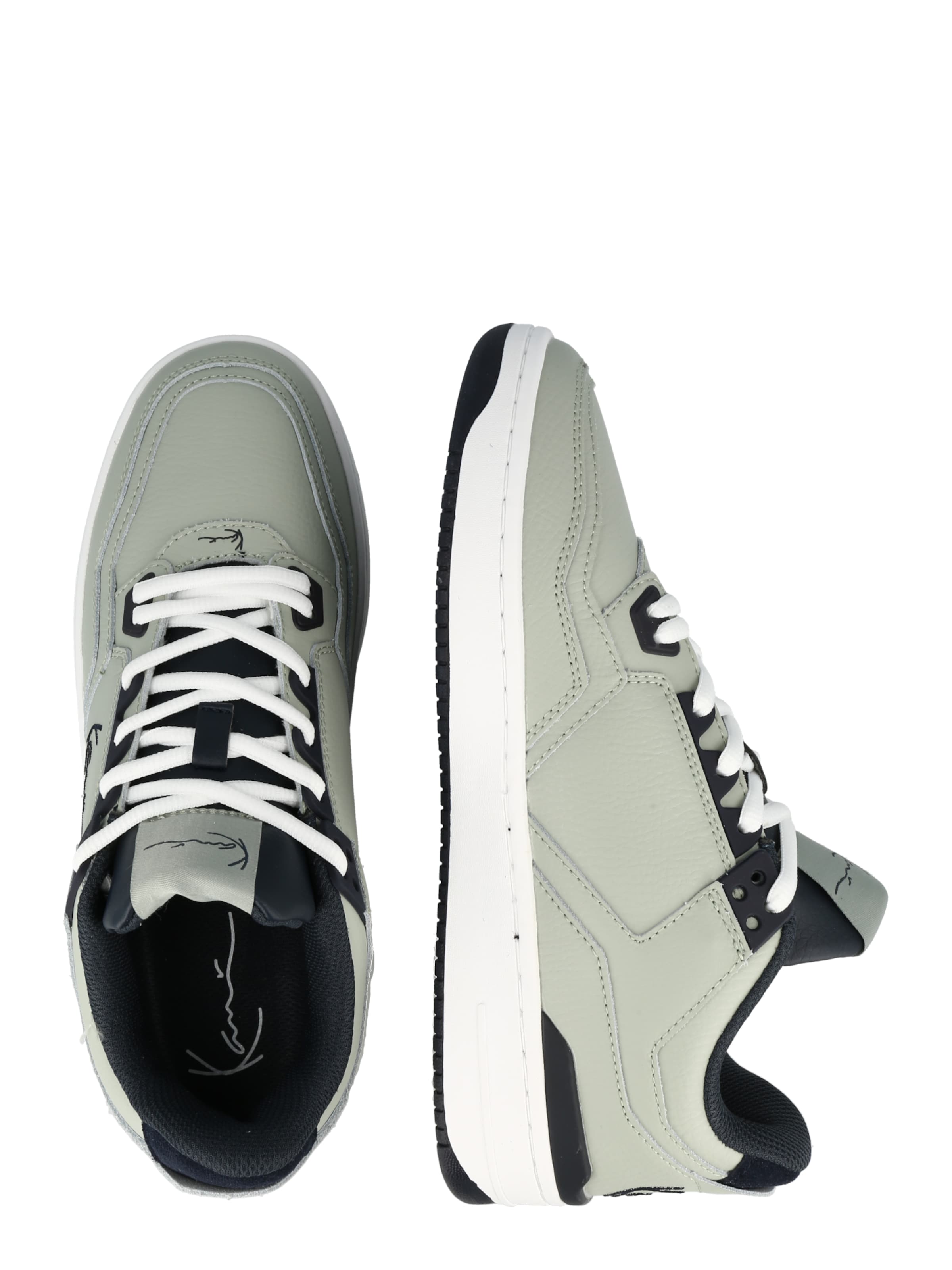 Karl Kani Platform trainers in Green