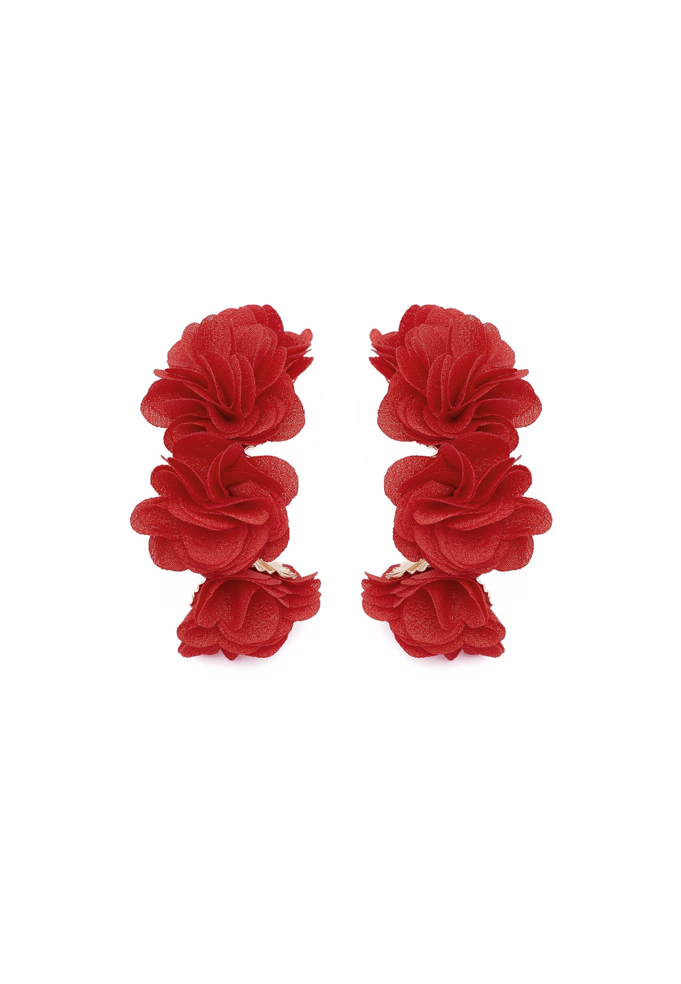 faina Earrings in One size in Gold / Red, Item view