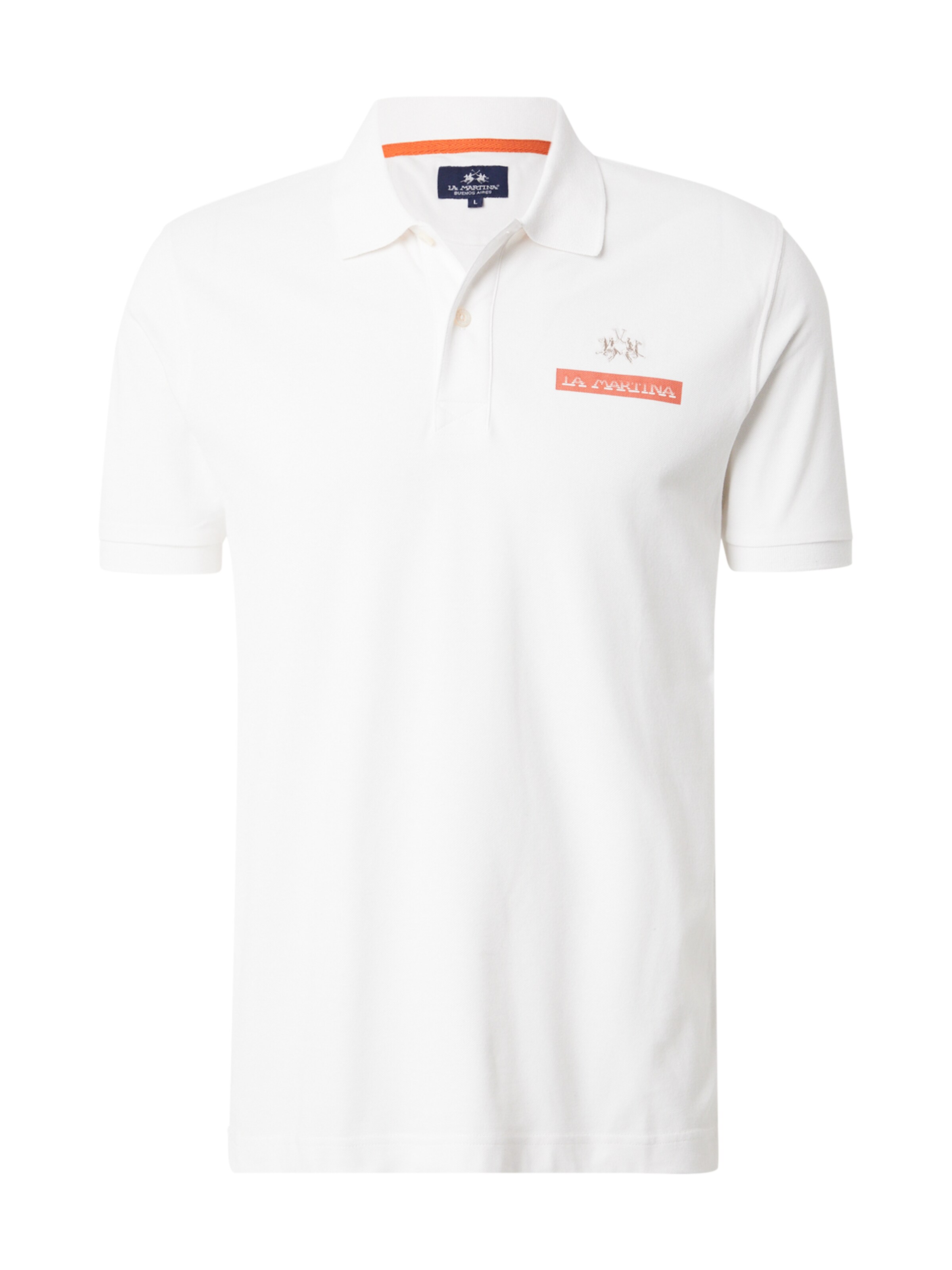 La Martina Tričko – bílá: přední strana