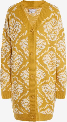 Cardigan Usha en jaune : devant