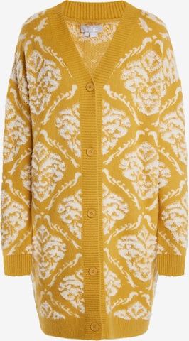 Usha Knit cardigan in Yellow: front