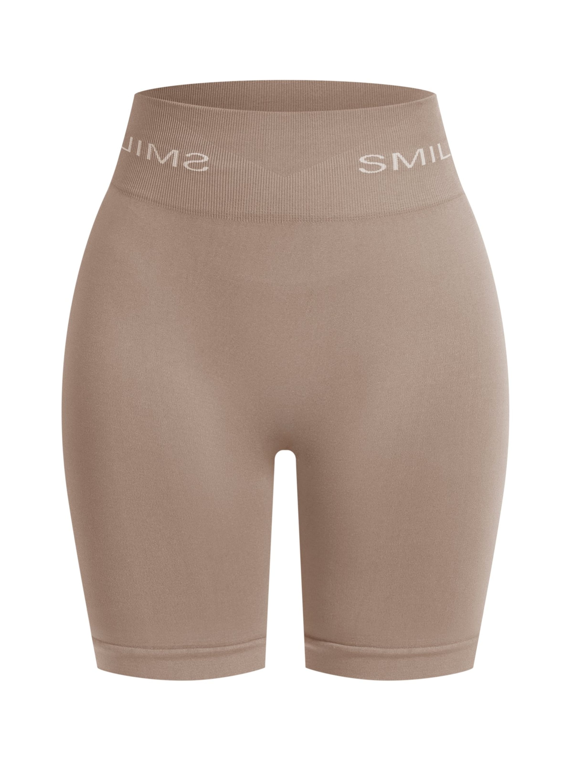Smilodox Workout Pants in Brown: front