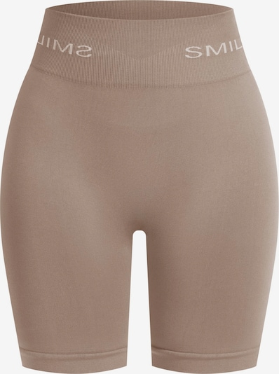 Smilodox Pantalon de sport 'Azura' en noisette / blanc, Vue avec produit