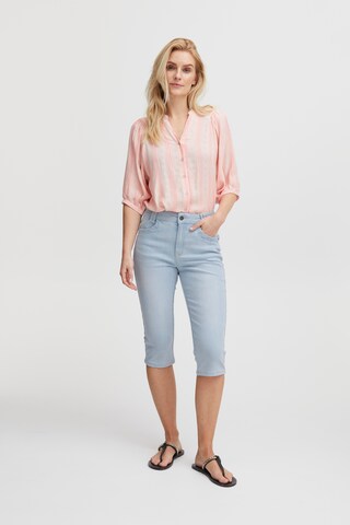 PULZ Jeans Skinny Farkkuleggingsit 'Tenna' värissä sininen