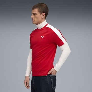 PUMA Shirt 'T7' in Red: front