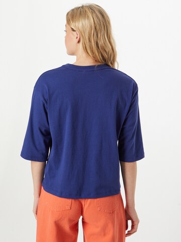 Superdry T-Shirt 'Code Micro' in Blau