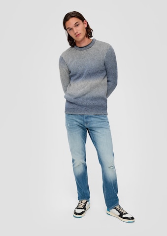 QS Strickpullover in Blau