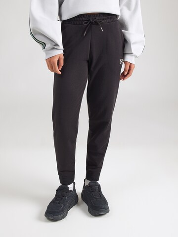 PUMA Конический (Tapered) Спортивные штаны 'Ess' в Черный: спереди