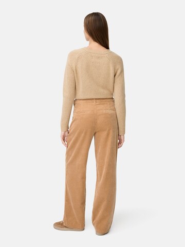 CAMEL ACTIVE Loosefit Relaxed Fit Cord Hose aus Baumwolle in Beige