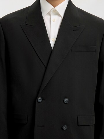 SELECTED - Ajuste regular Chaqueta saco 'SLMRELAXED-LIAM' en negro