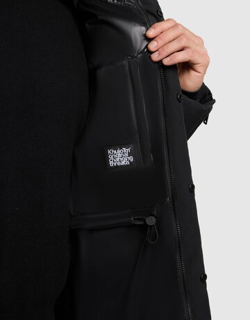 khujo Wintermantel 'Pike' in Schwarz