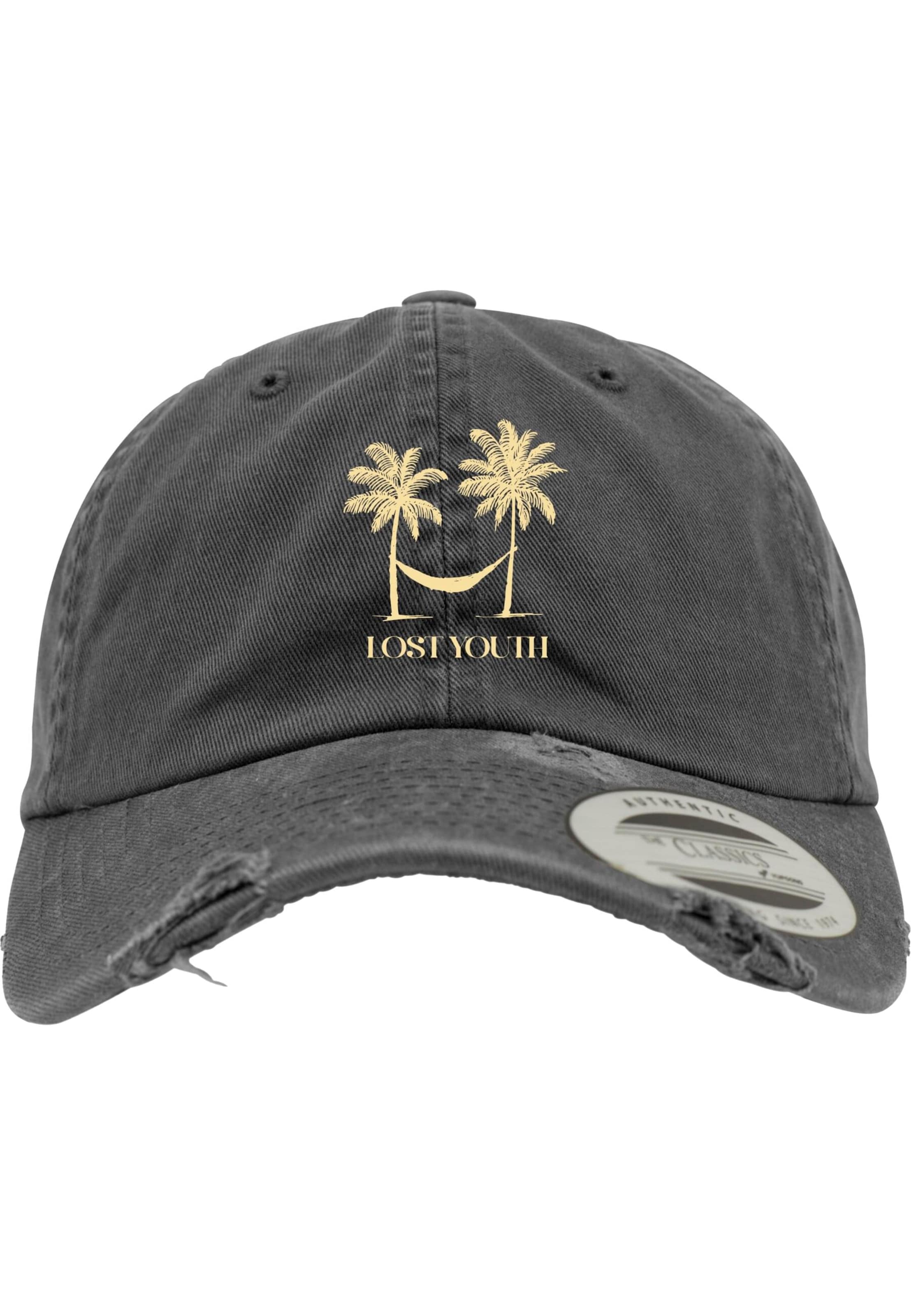 Lost Youth Cap 'Right Direction' in Grau: Vorderseite