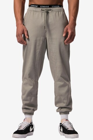 STHUGE Regular Pants in Grey: front