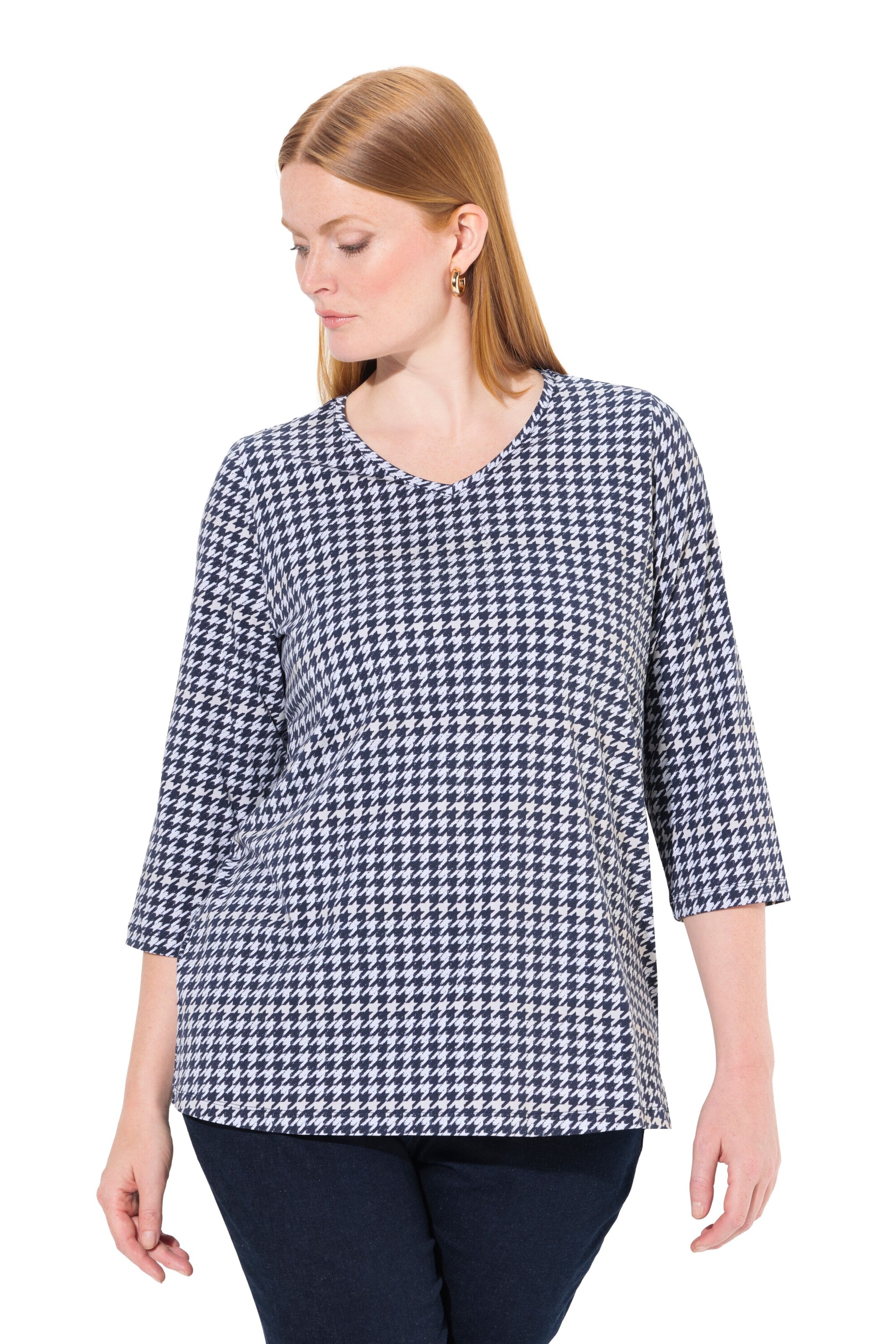 Ulla Popken Shirt in Blau: Vorderseite