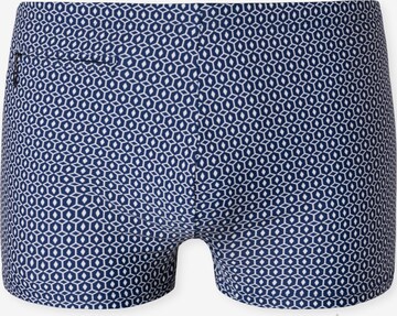 SCHIESSER Board Shorts ' Classic Swim ' in Blue: front