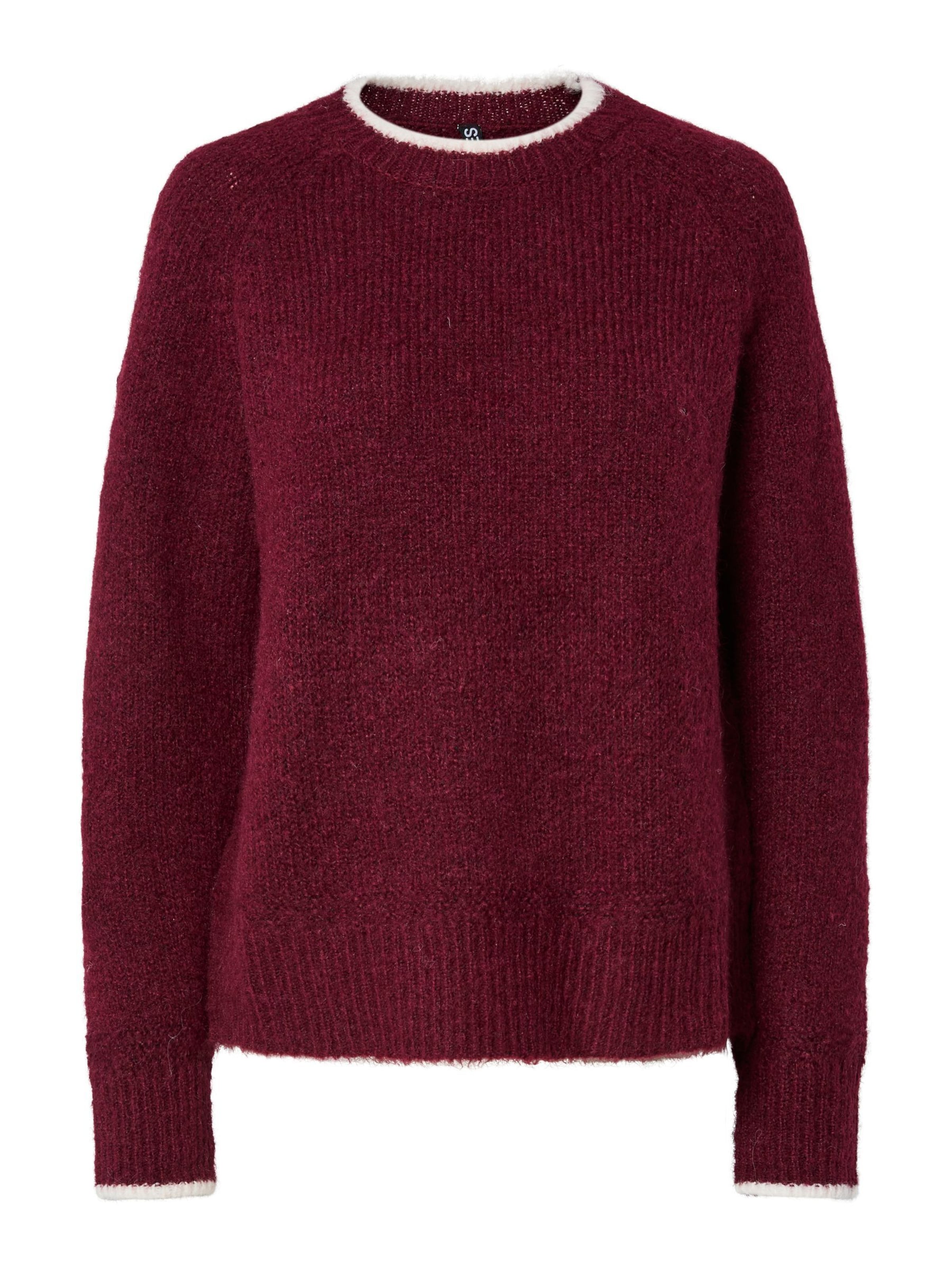PIECES Sweater 'PCIVY' in Red: front