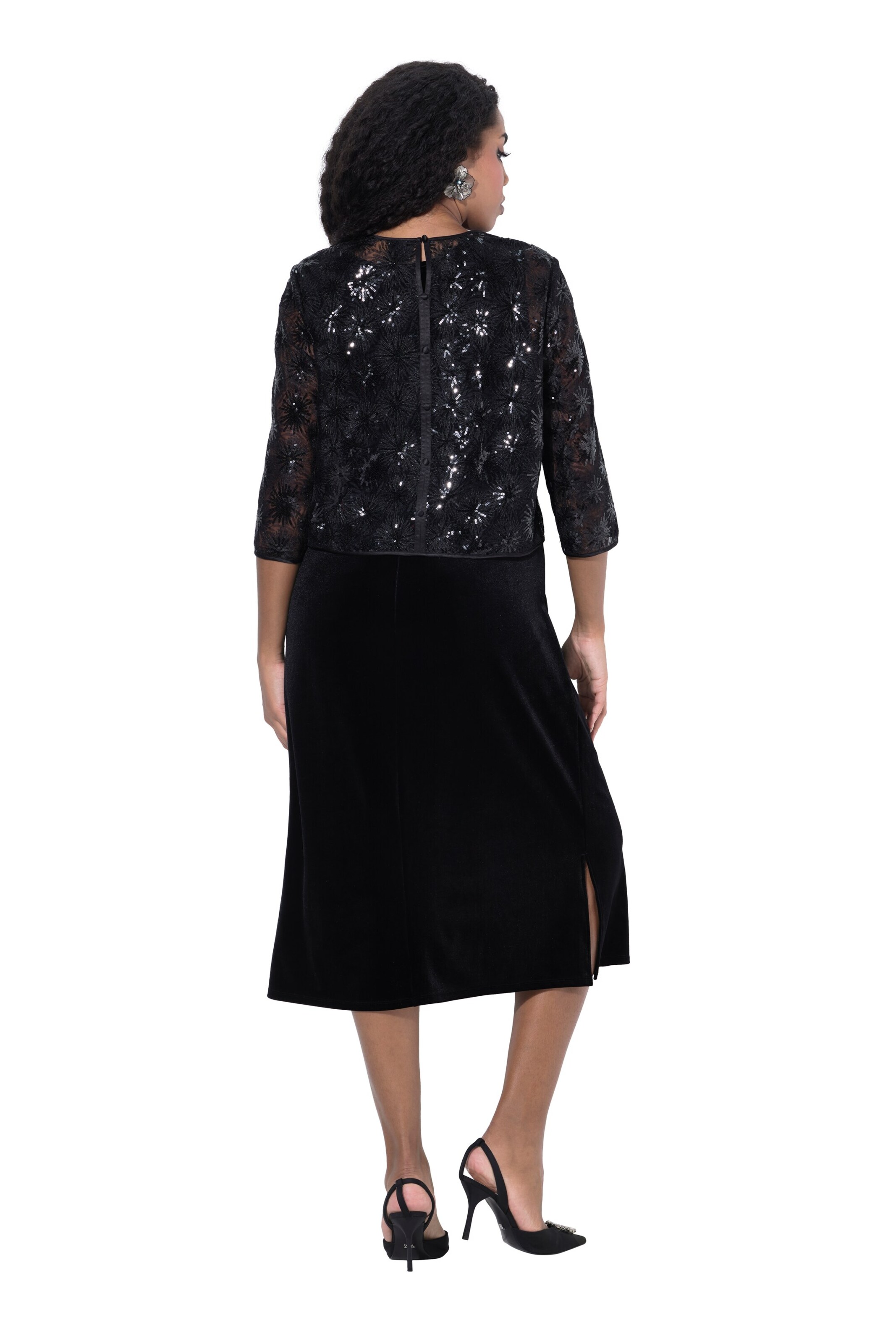 Ulla Popken Jurk in Zwart