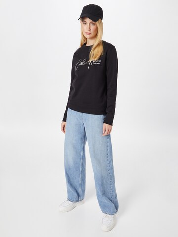 Calvin Klein Jeans Wide Leg Jeans i blå