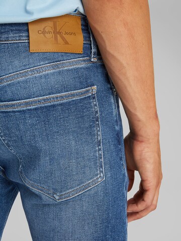 Calvin Klein Jeans Скинни Джинсы в Синий