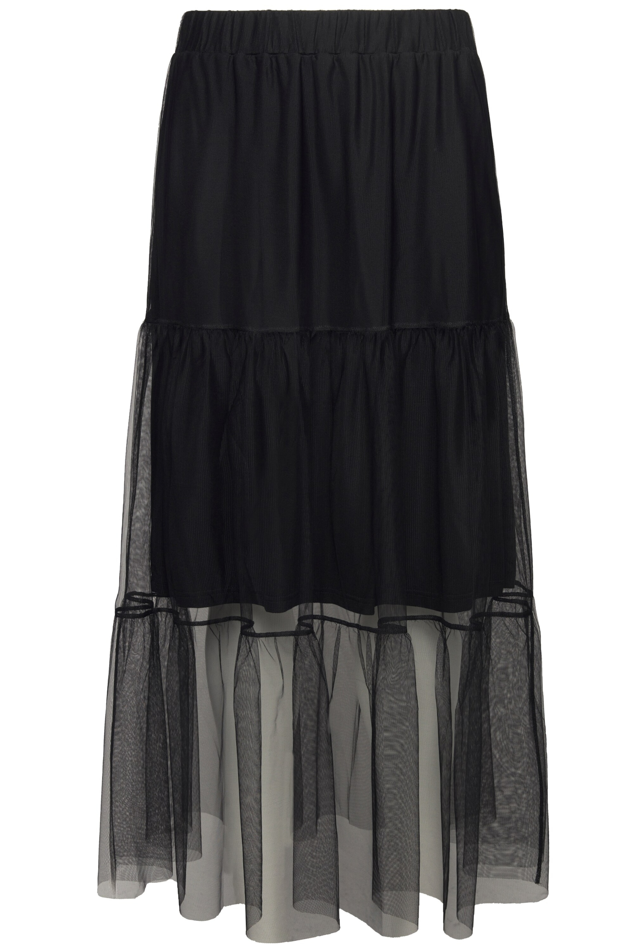 Ulla Popken - Saia em preto: frente