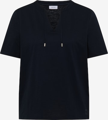 CECIL T-Shirt in Blau: Vorderseite