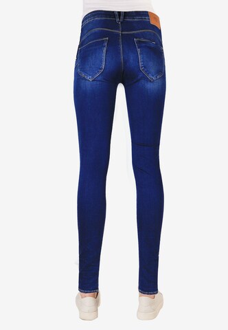 Le Temps Des Cerises Skinny Jeans in Blauw