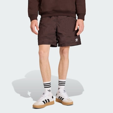 Loosefit Pantalon 'Trefoil Essentials' ADIDAS ORIGINALS en marron