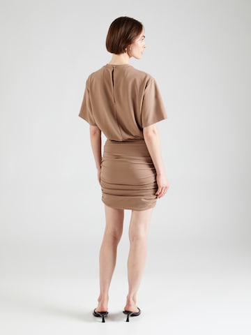 Abercrombie & Fitch Sukienka w kolorze brązowy