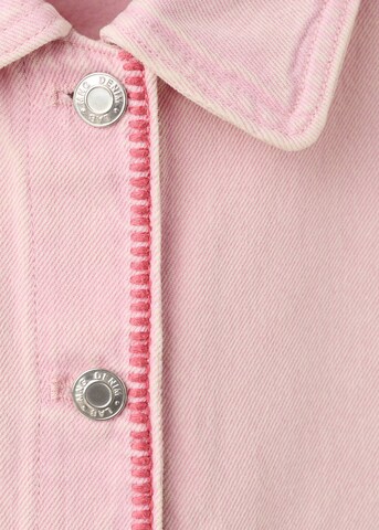 MANGO KIDS Between-Season Jacket in Pink