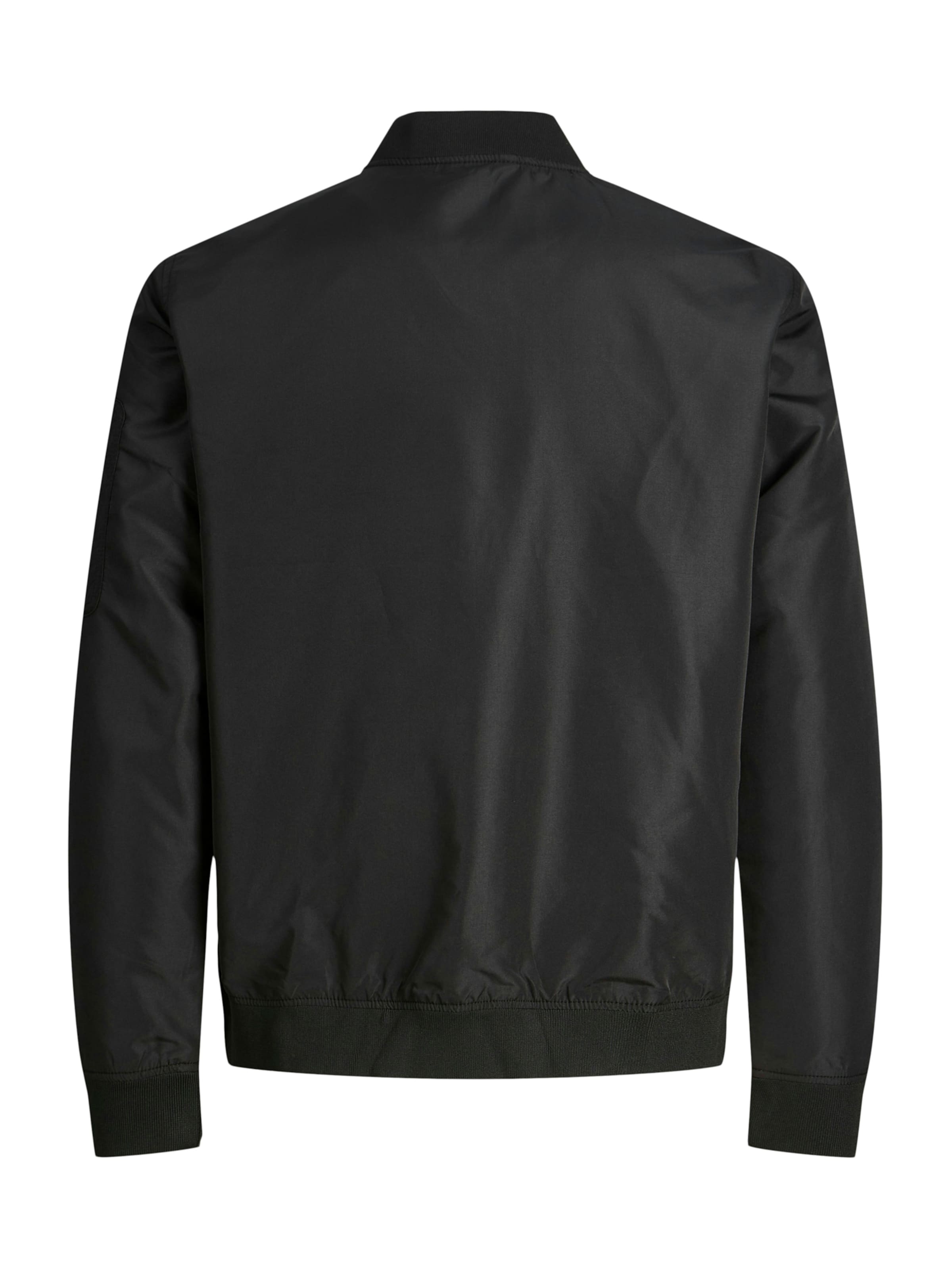 JACK & JONES Демисезонная куртка 'JWHMASH' в Черный: сзади